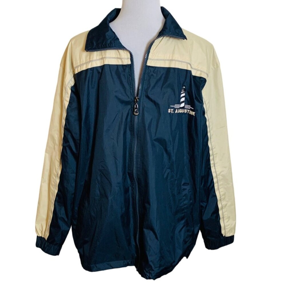 St Augustine Lighthouse Windbreaket Jacket Mens S… - image 2